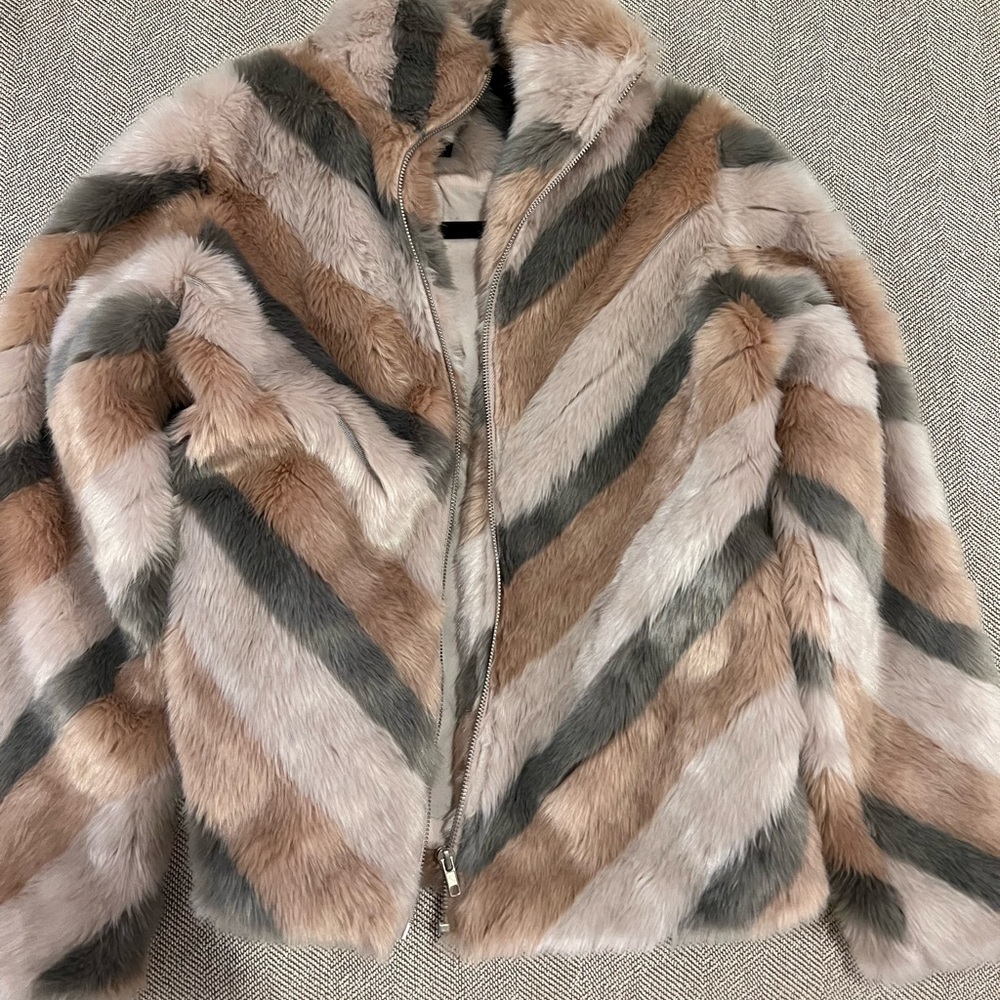 Whistler Blush Multi-Colored Faux Jacket